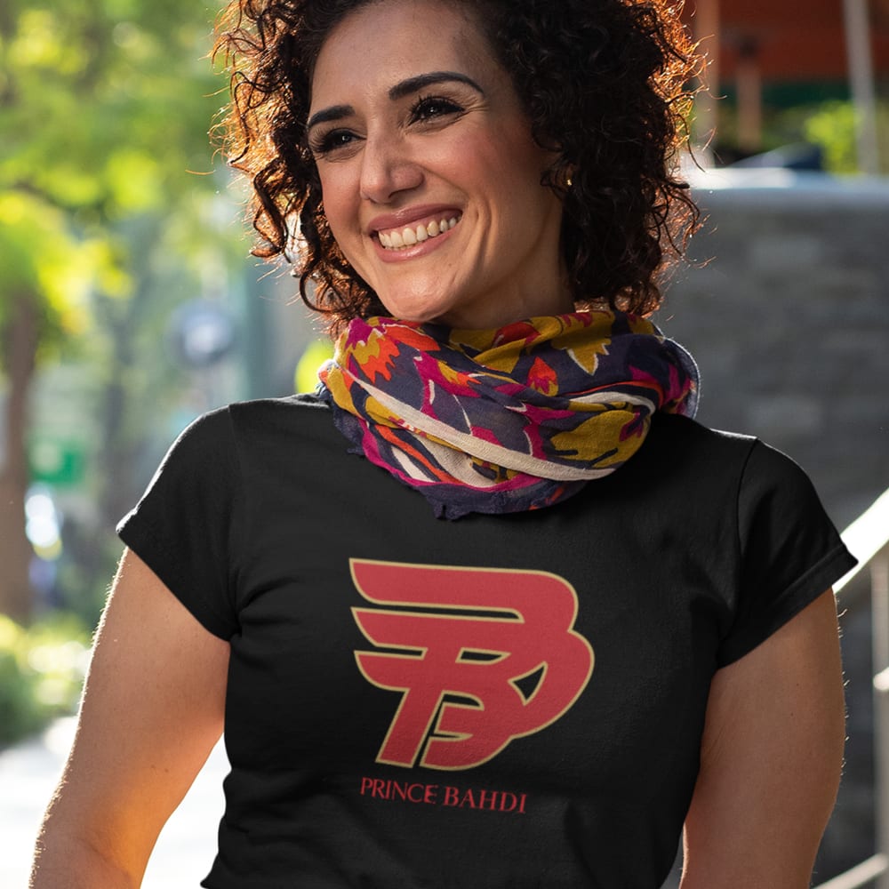 Lucas "Prince" Bahdi Women's T-Shirt, Red Logo