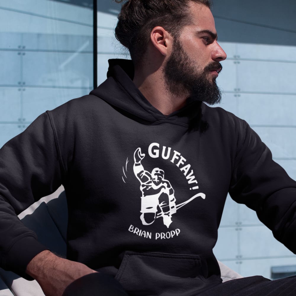 Guffaw! Brian Propp Hoodie, White Logo