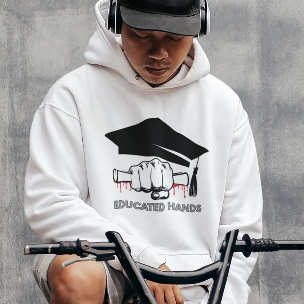 Educated Hands by Reggie Eaz-e Barnett Jr. Hoodie
