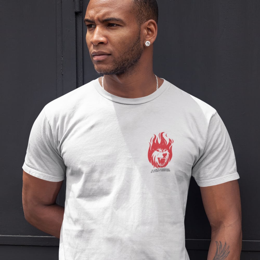 IT AIN'T WORKING IF IT AIN'T HURTING MEN'S TSHIRT,MINI LOGO
