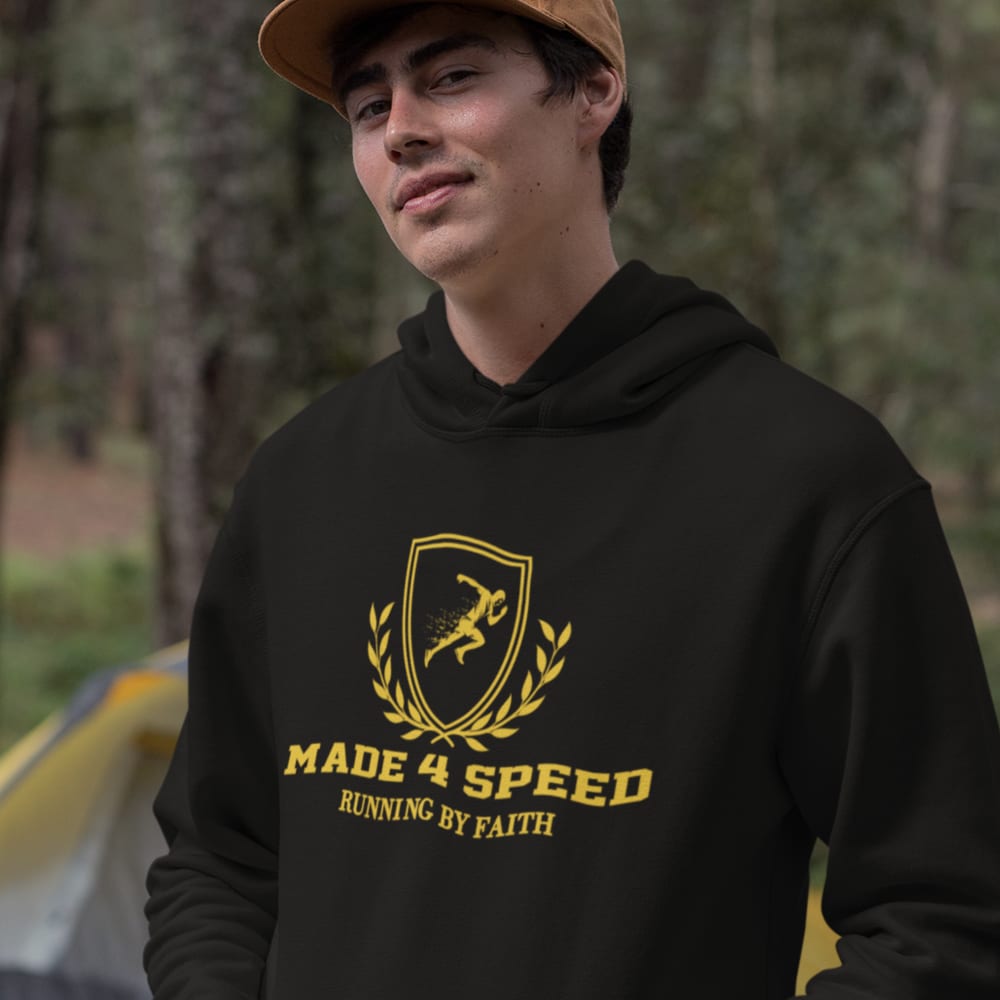 " Made 4 Speed Running by Faith " by Ingrid Domkpo Men's Hoodie