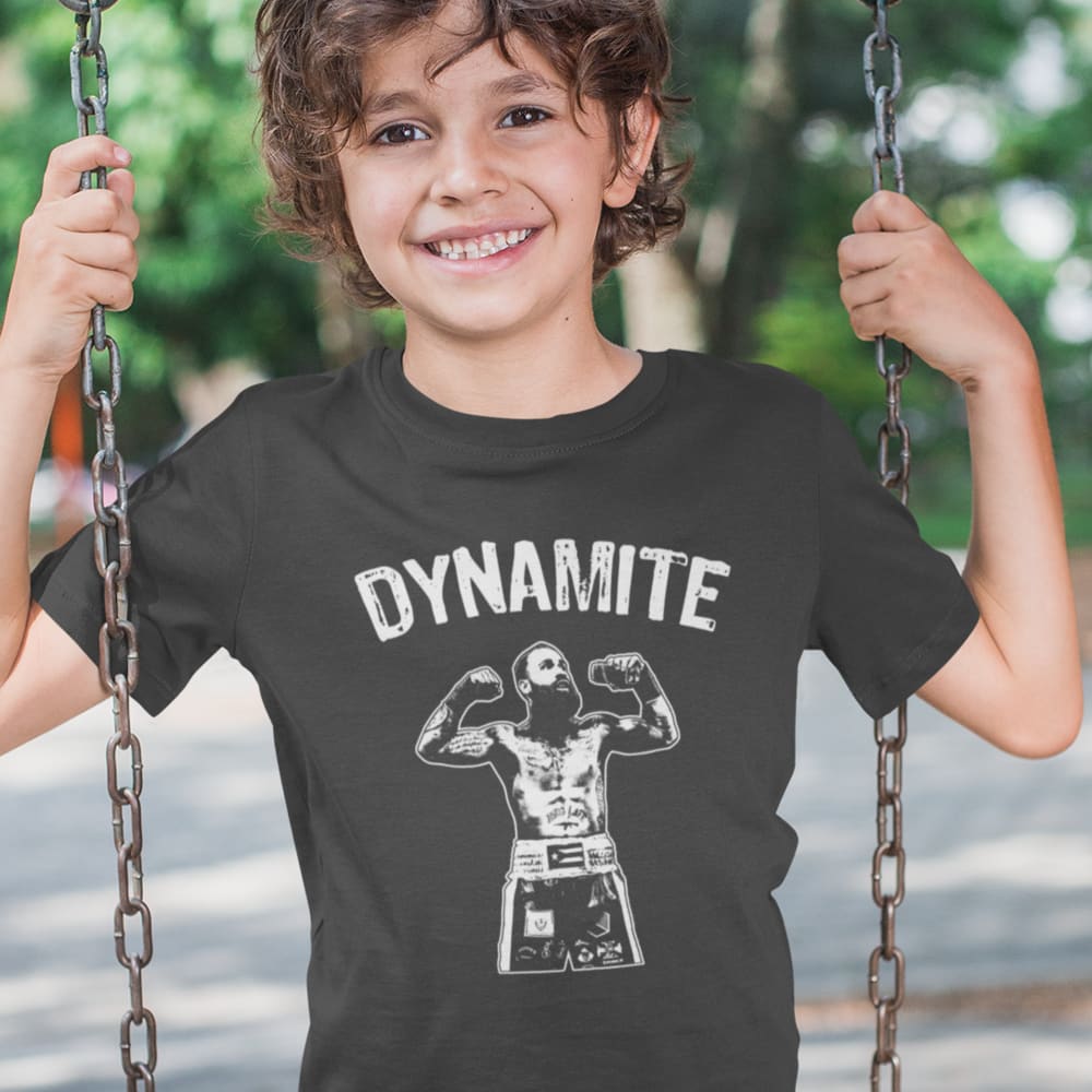 Dynamite Christopher Garcia Youth T-Shirt, Black Logo