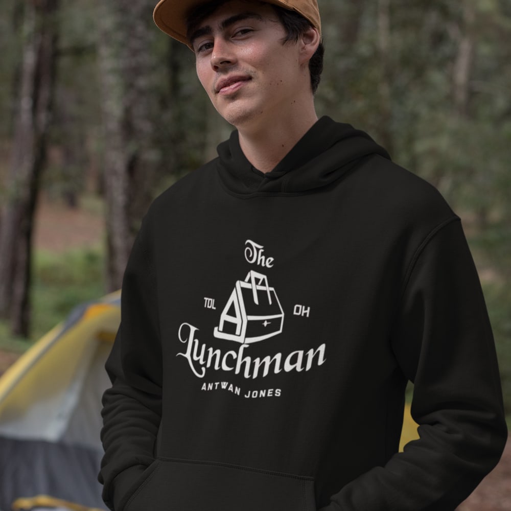 Lunchman by Antwan Jones, Men's Hoodie, Light Logo