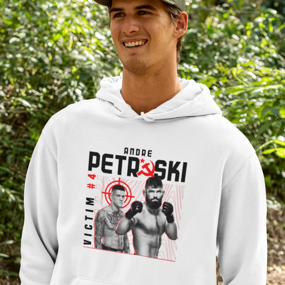 Victim #4 by Andre Petroski Hoodie, Black Logo