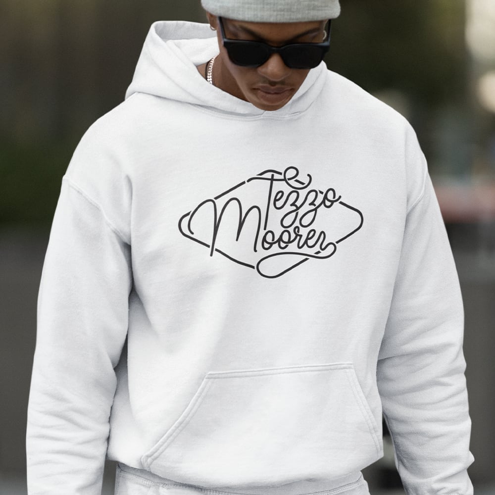 Tezzo Moore by Montez Moore Hoodie, Black Logo