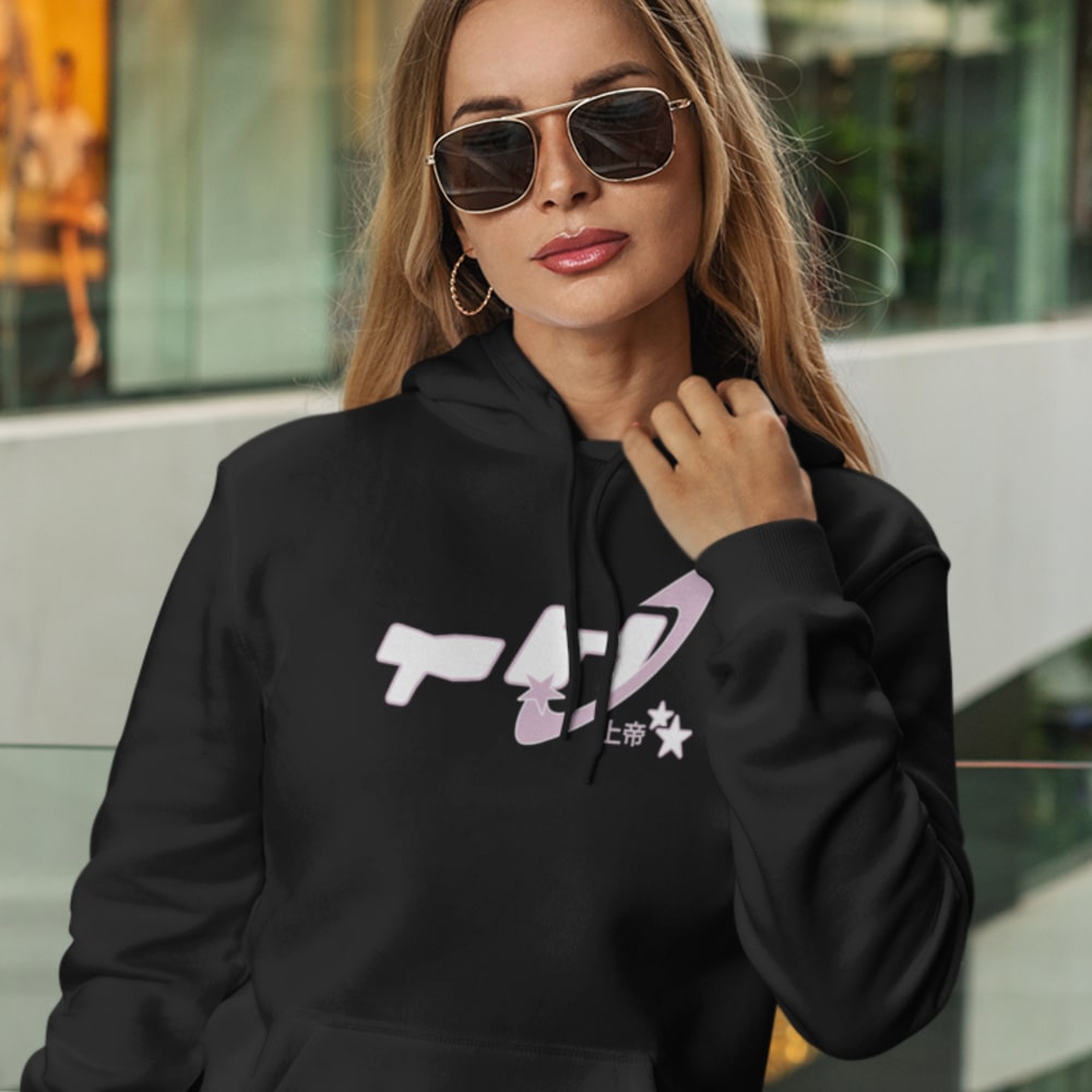 "TH" by Trevon Hogan Unisex Hoodie, Pink Logo
