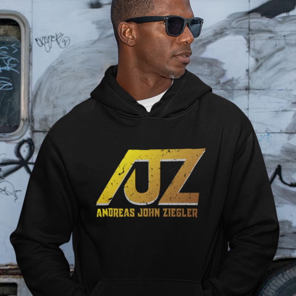 AJZ by Andreas Ziegler Hoodie, Gold and White Logo