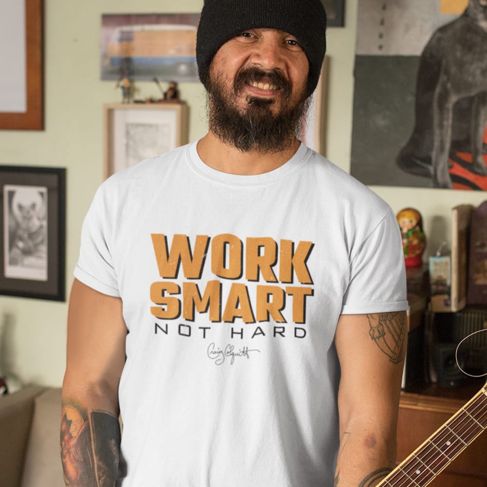 Craig Colquitt "Work Smart" Shirt, Black Signature Logo