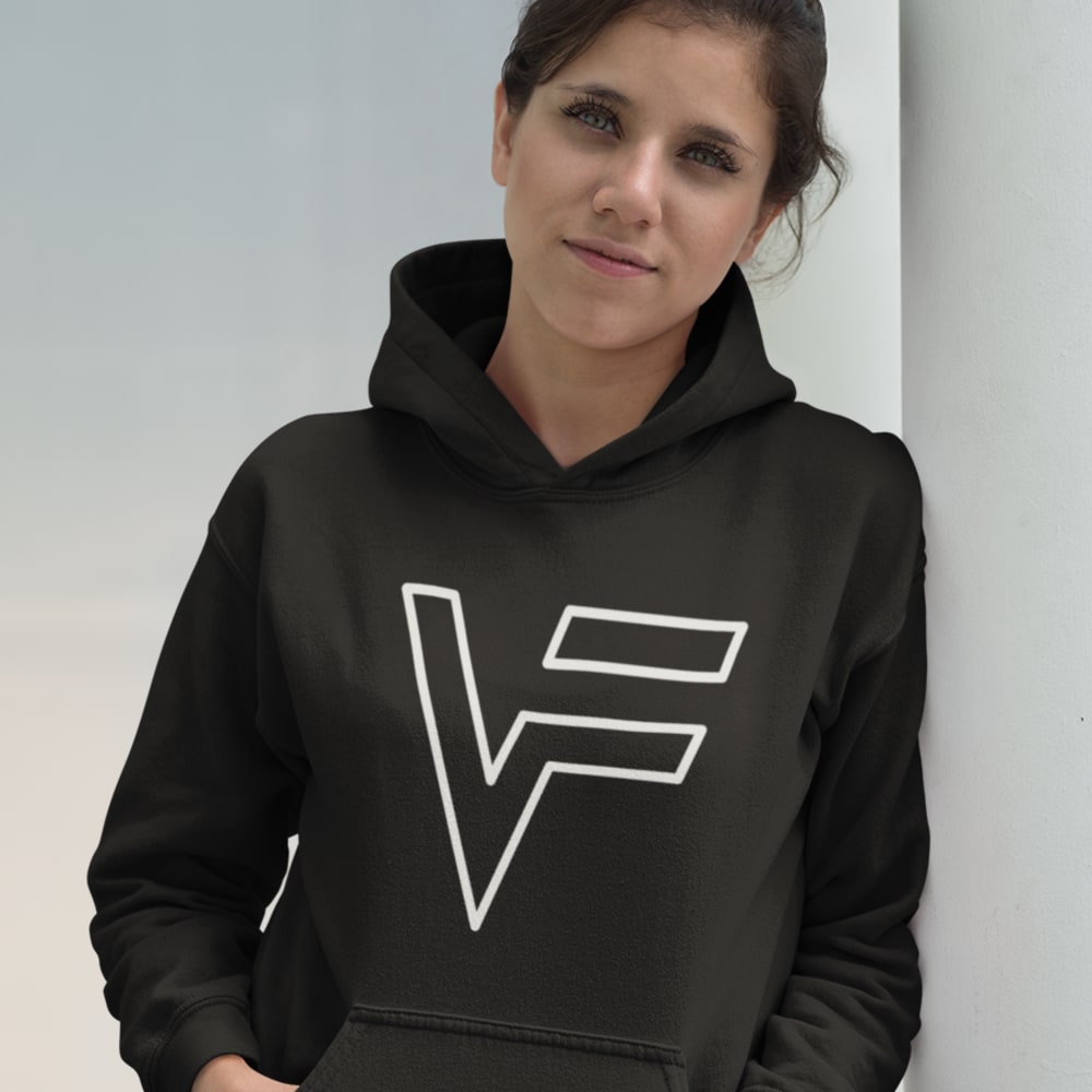 VF by Vernon Fox Women's Hoodie, White Logo