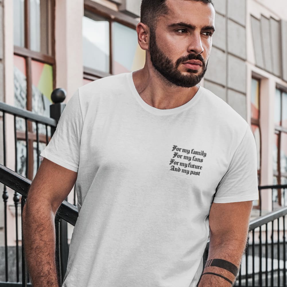 Family, Fans, Future & Past by Thomas Gore Unisex T-Shirt, Black Logo