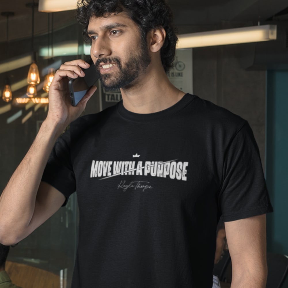 Kayla Thorpe "Move With A Purpose" Shirt, White Logo