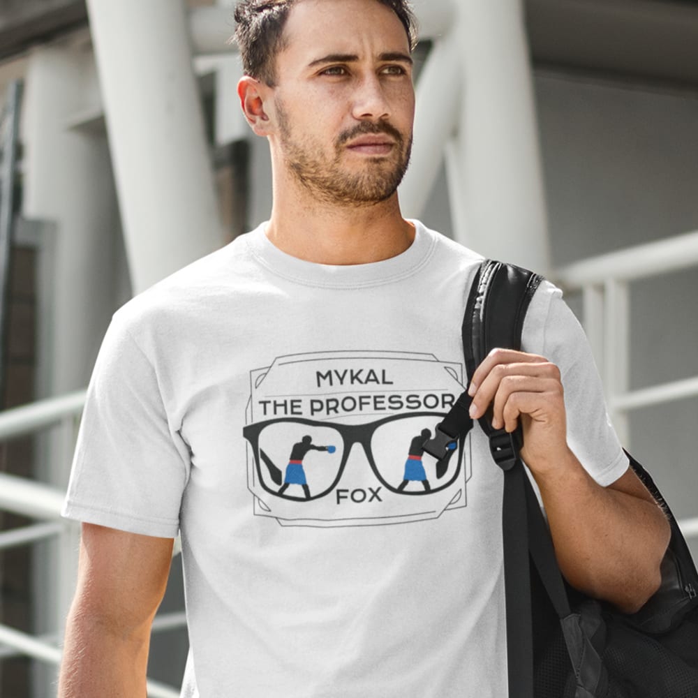 Mykal "The Professor" Fox Men's T-Shirt, Black logo