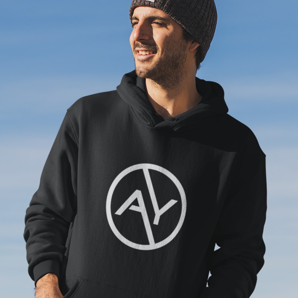 AY by Albert Young, Men's Hoodie, White Logo