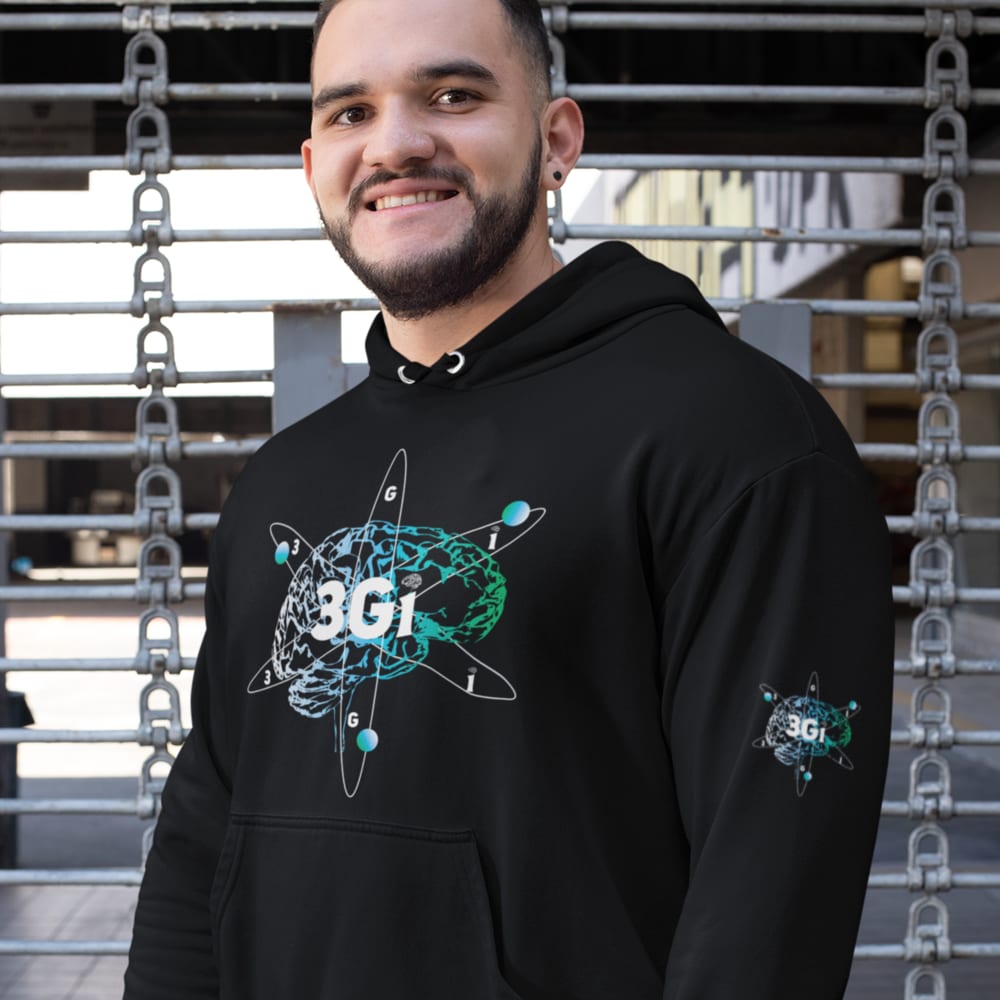 3GI by Jacarrius Demmerritte Men's Hoodie, White Logo