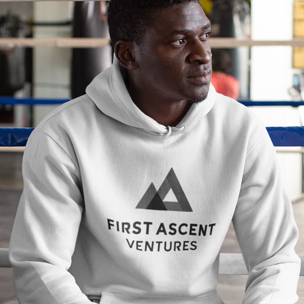 First Ascent Ventures Hoodie, Black Logo