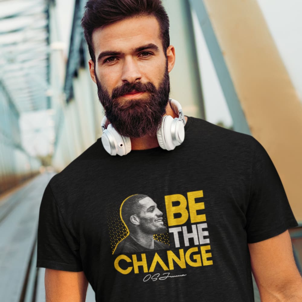Be The CHANGE by Orlando Sanders T-Shirt, White Logo