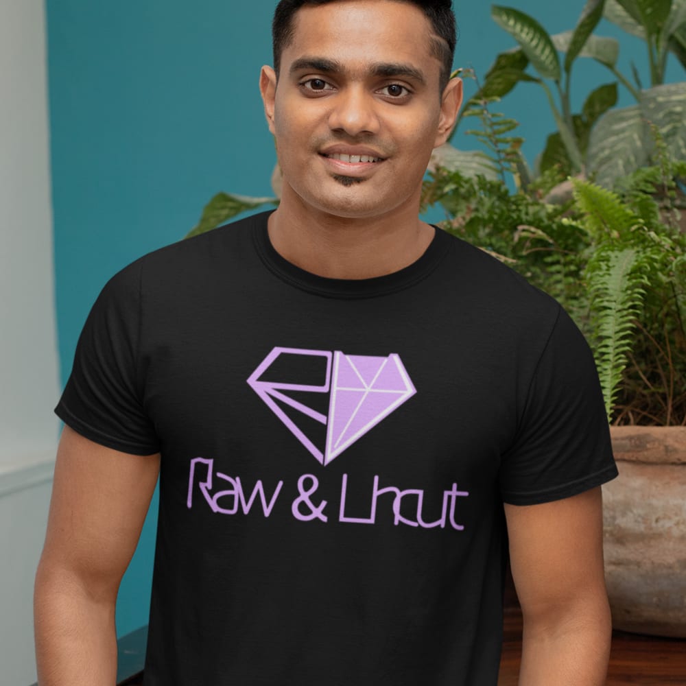 Raw & Uncut T-Shirt Purple Logo