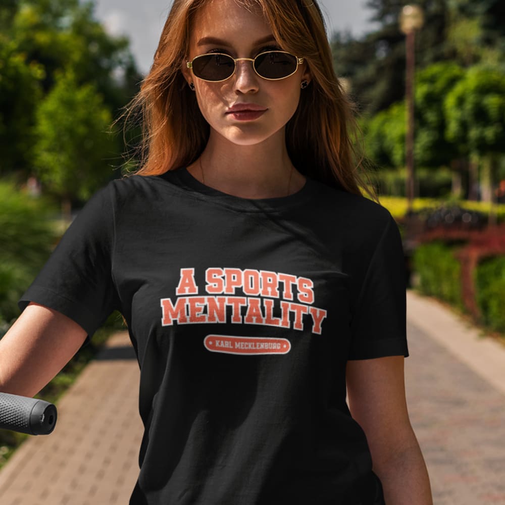 A Sports Mentality by Karl Mecklenburg Unisex T-Shirt, Light Logo