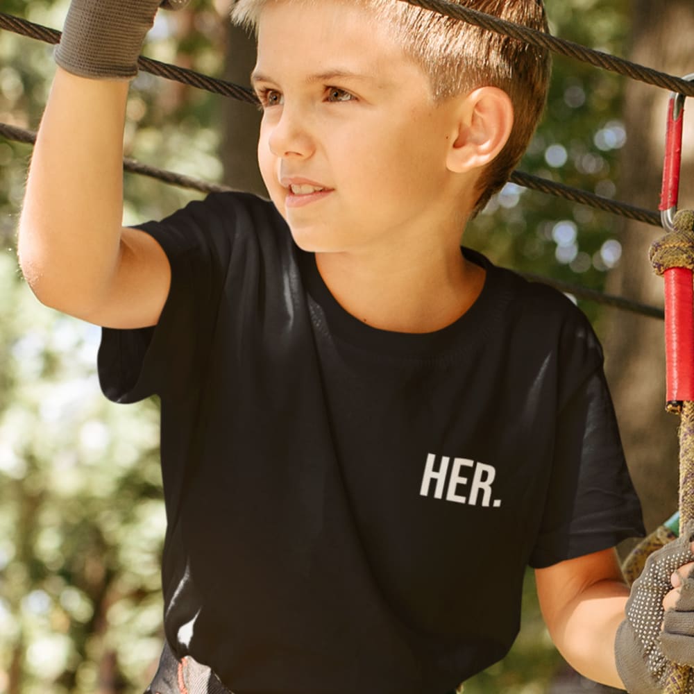 HER by Juju Alexander Youth T-Shirt, White Logo