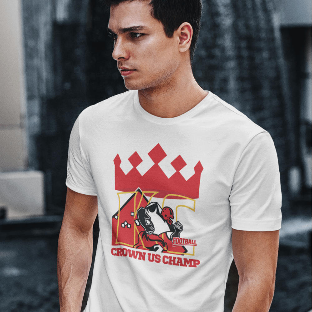 Crown Us Champ by Chris Martin T-Shirt