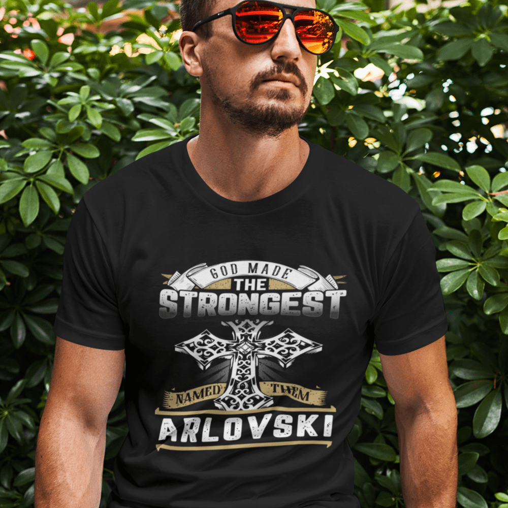 Strongest by Andrei Arlovski, T-Shirt, Light Logo