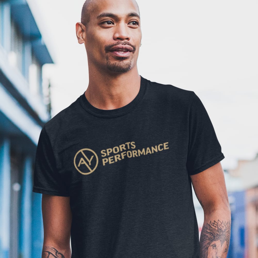 AY Sports Perforce by Albert Young, T-Shirt, Gold Logo