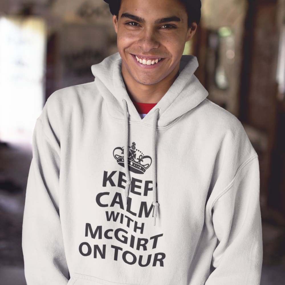 "Keep Calm on Tour" by James "Buddy" McGirt Hoodie, Black Logo