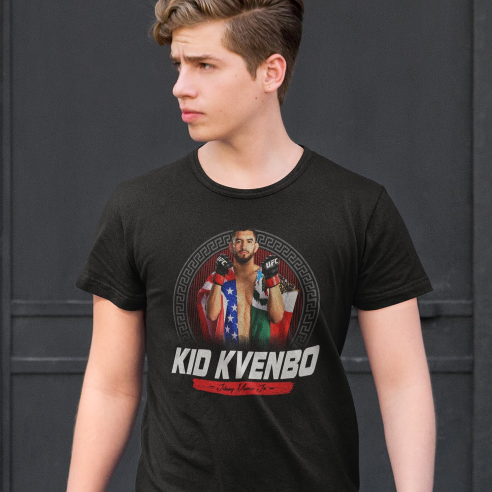 Kid Kvenbo II by Johnny Muñoz T-Shirt, White Logo