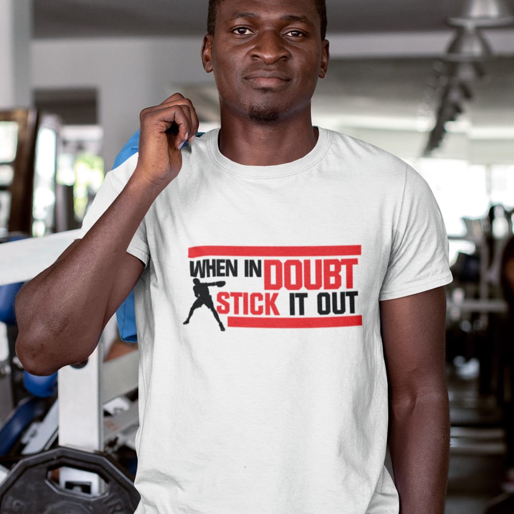 "When in Doubt Stick it out" Mcgirt Boxing Statet, T-shirt, Dark Logo