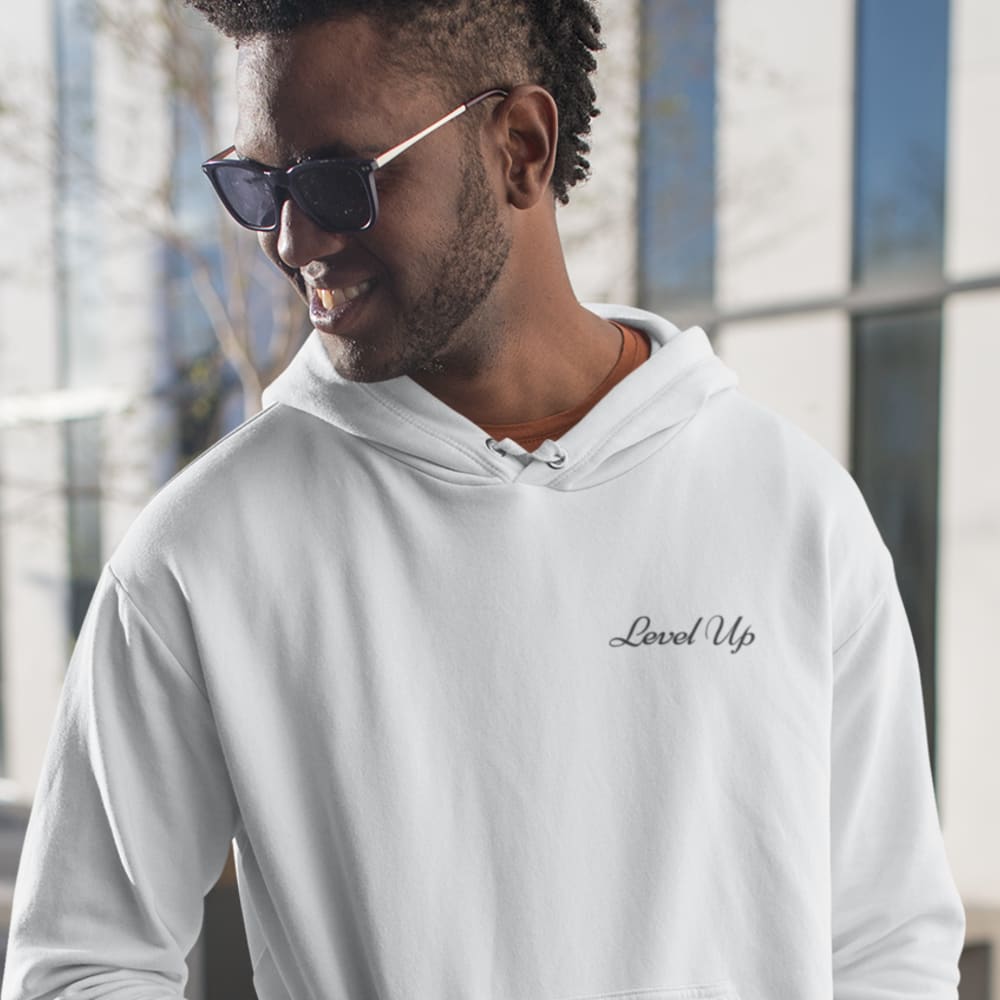 Cooper Donlin's "Level Up" Hoodie, Black Logo