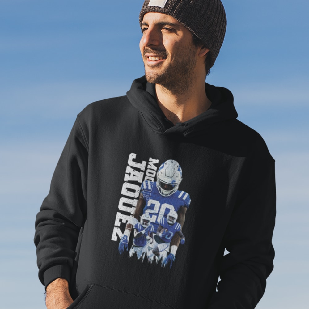 Jaquez Moore Hoodie, White Logo