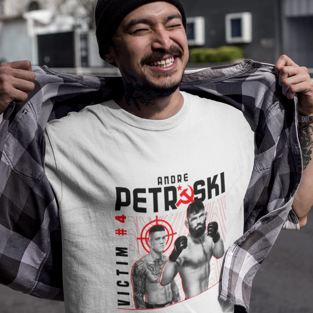 Victim #4 by Andre Petroski T-Shirt, Black Logo
