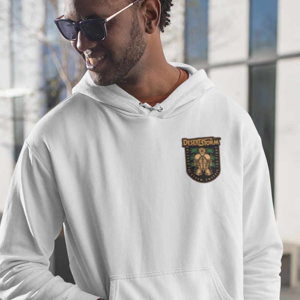 Desert Storm Tariq Ismail Unisex Hoodie, Mini Logo