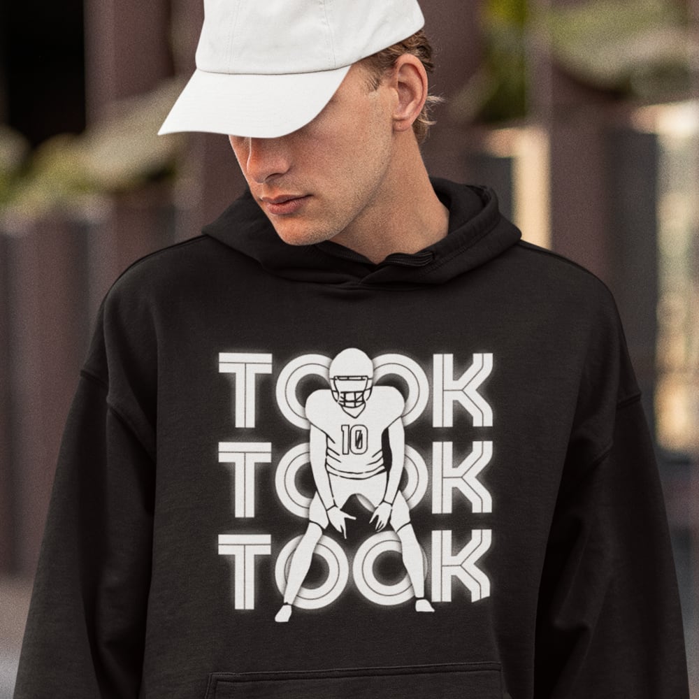 "Stacked Took" by Tavyn Jackson Hoodie, Light Logo