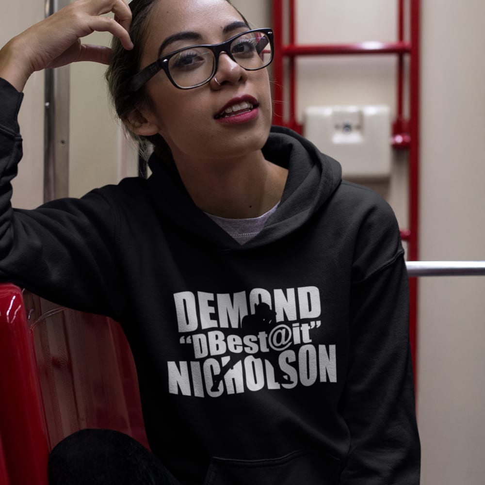 "DBest@It" by Demond Nicholson, Women's Hoodie White Logo