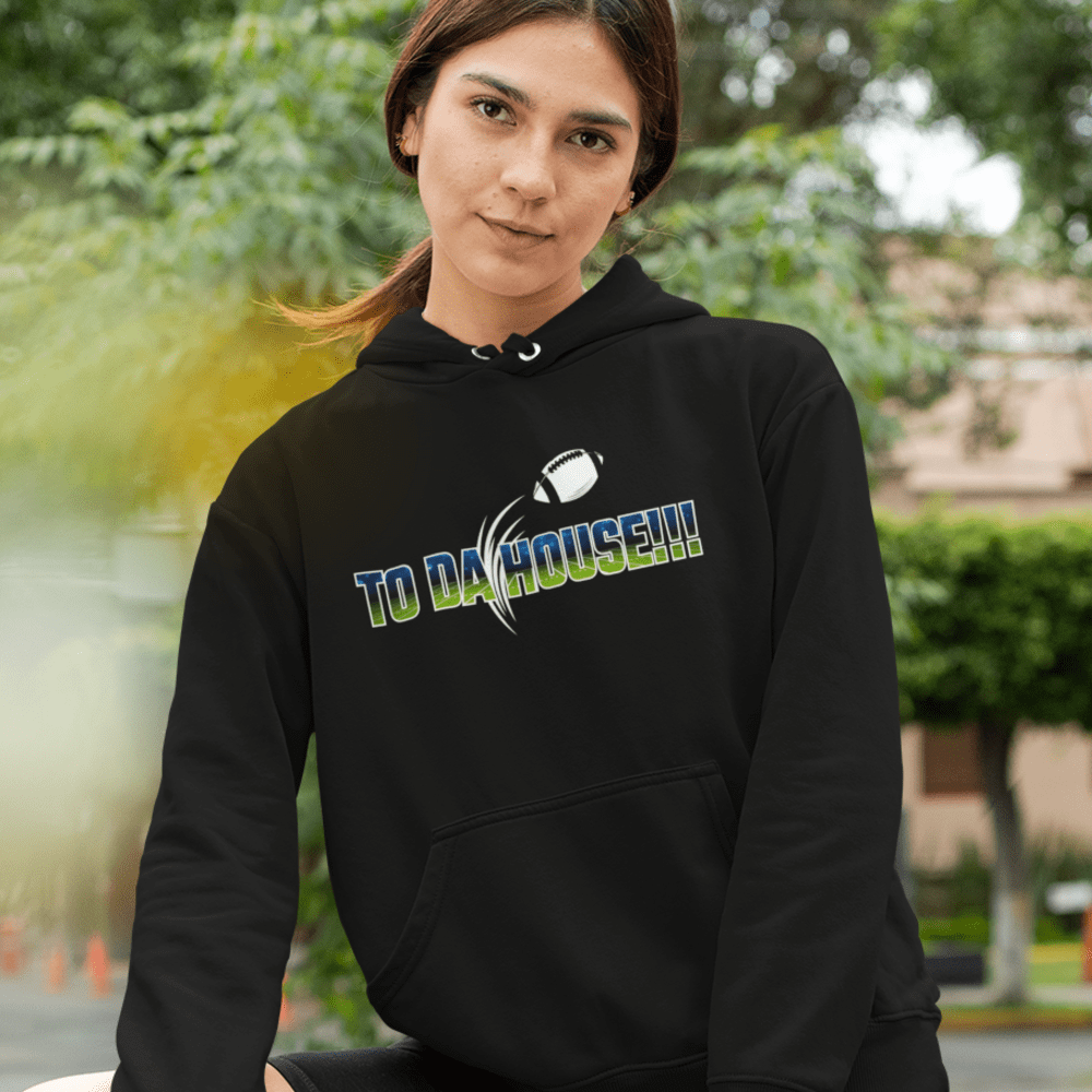  To Da House by Patrick Jackson Unisex Hoodie, Light Logo