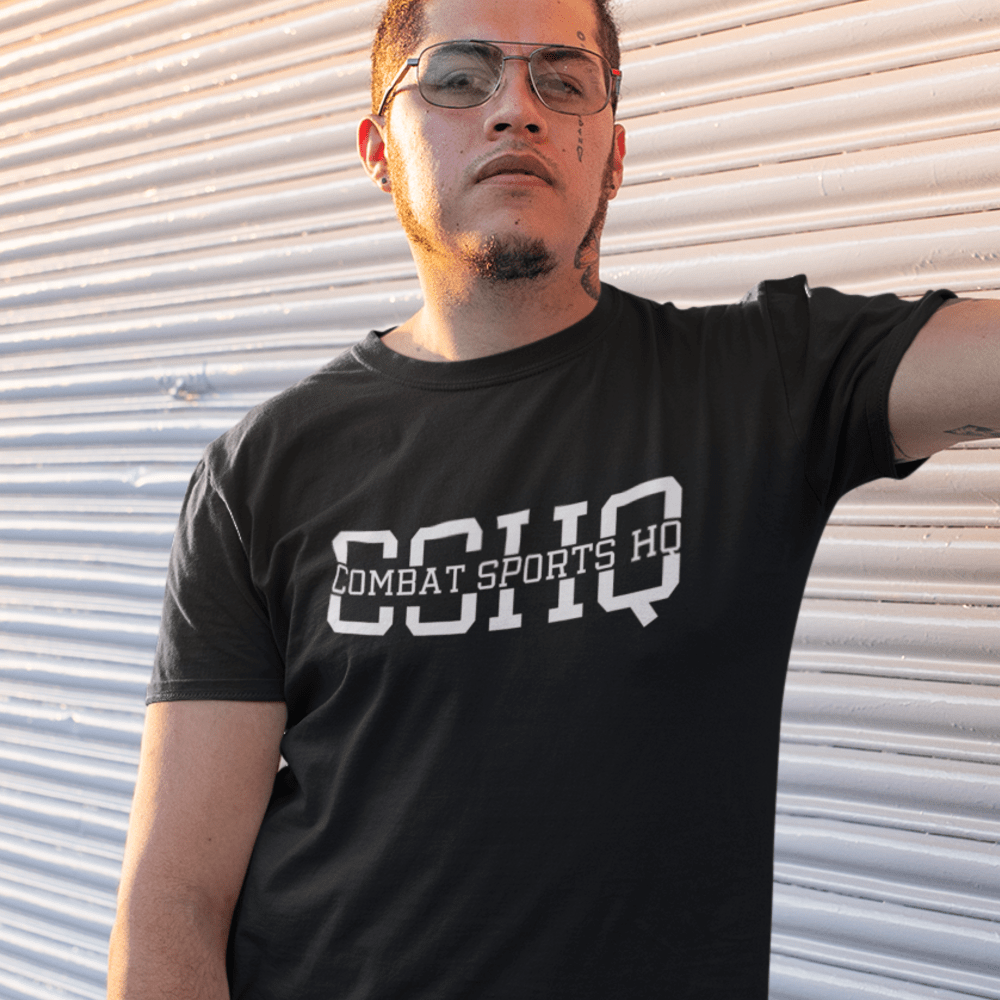 Combat Sports HQ "CSHQ" Shirt, White Logo V2