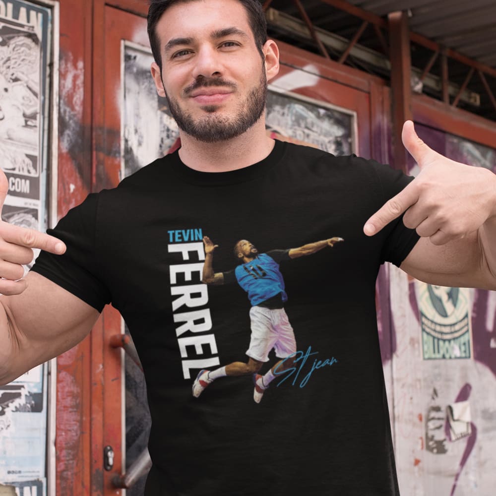Portrait of Tevin Ferrel T-Shirt, White Logo