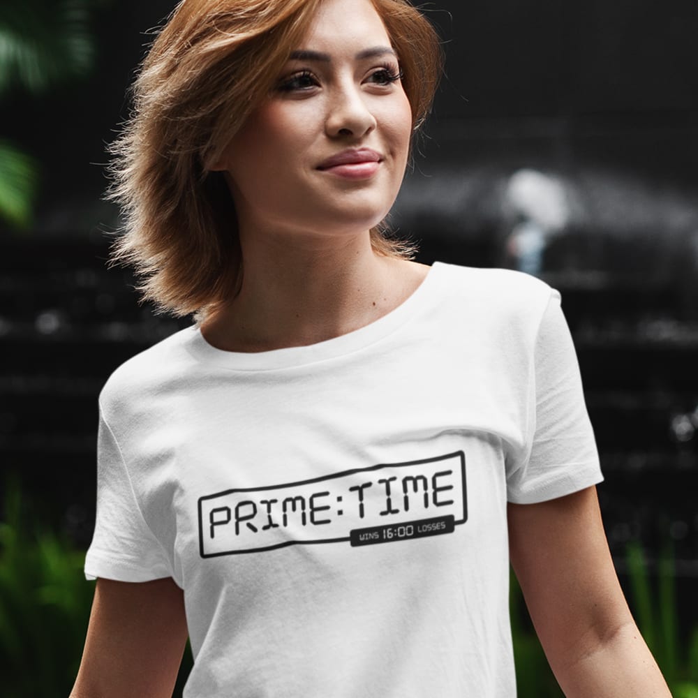 Limited Edition PrimeTime by Chris Colbert, Women's T-Shirt, Black Logo