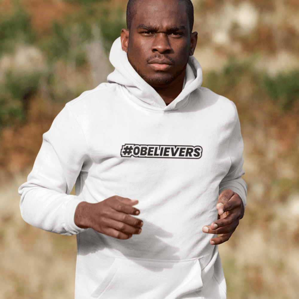 #0BELIEVERS Devin Grant Hoodie, White Logo