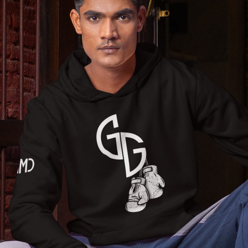  GG-GMO Guillermo Gutierrez Unisex Hoodie, White Logo