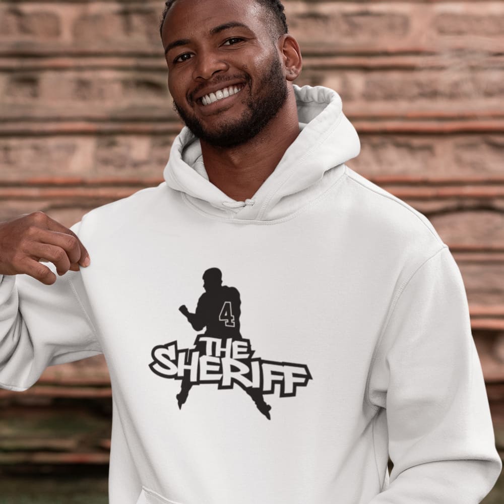 The Sheriff #4 by Sean Allen Unisex Hoodie, Black Logo