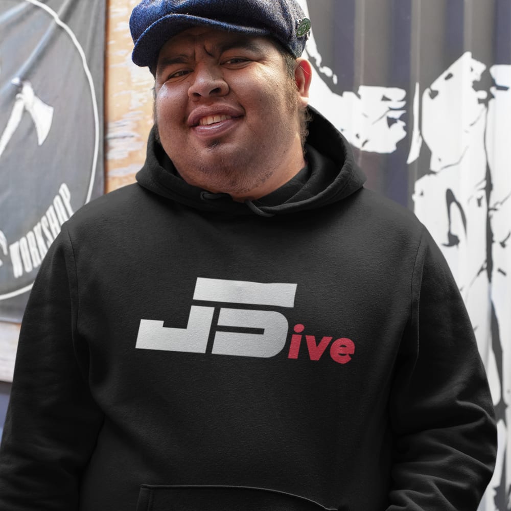 "J5ive" by Jamaal Mitchell Hoodie, White Logo