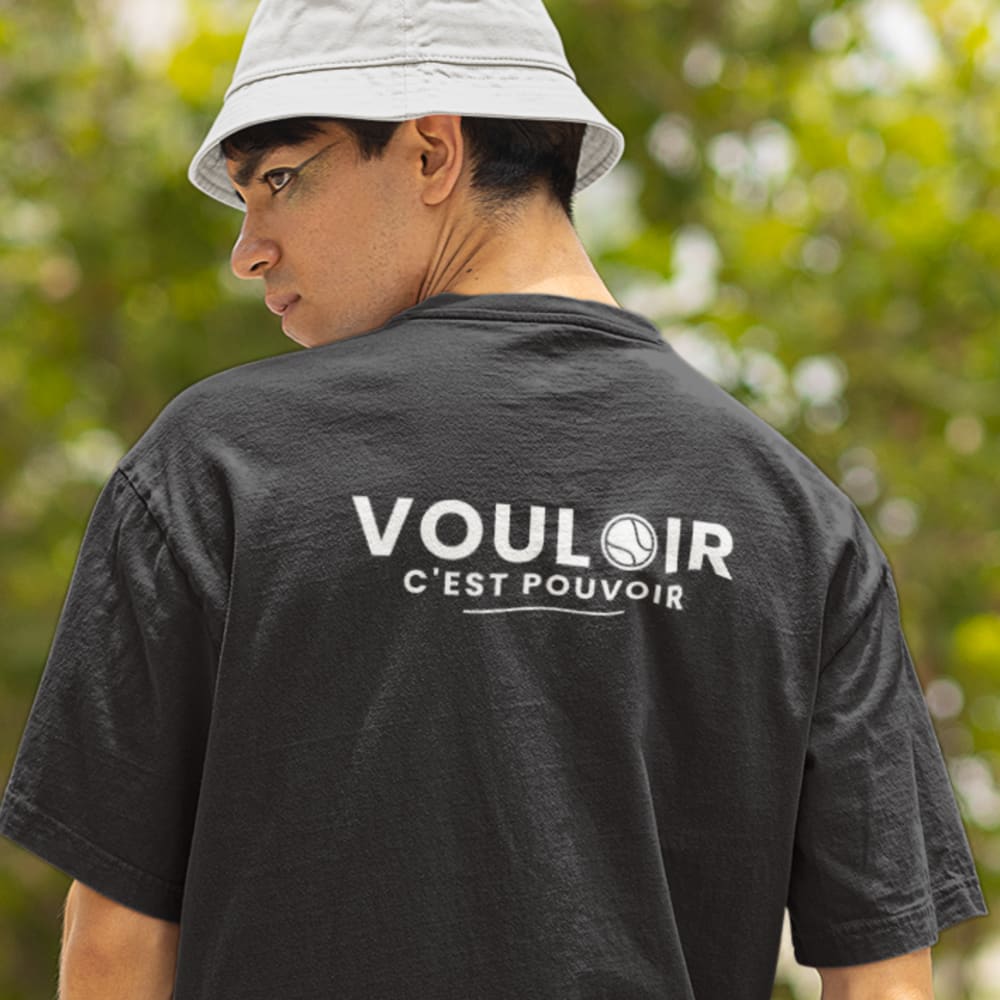 Vouloir by Olivia Elliott T-Shirt, White Logo