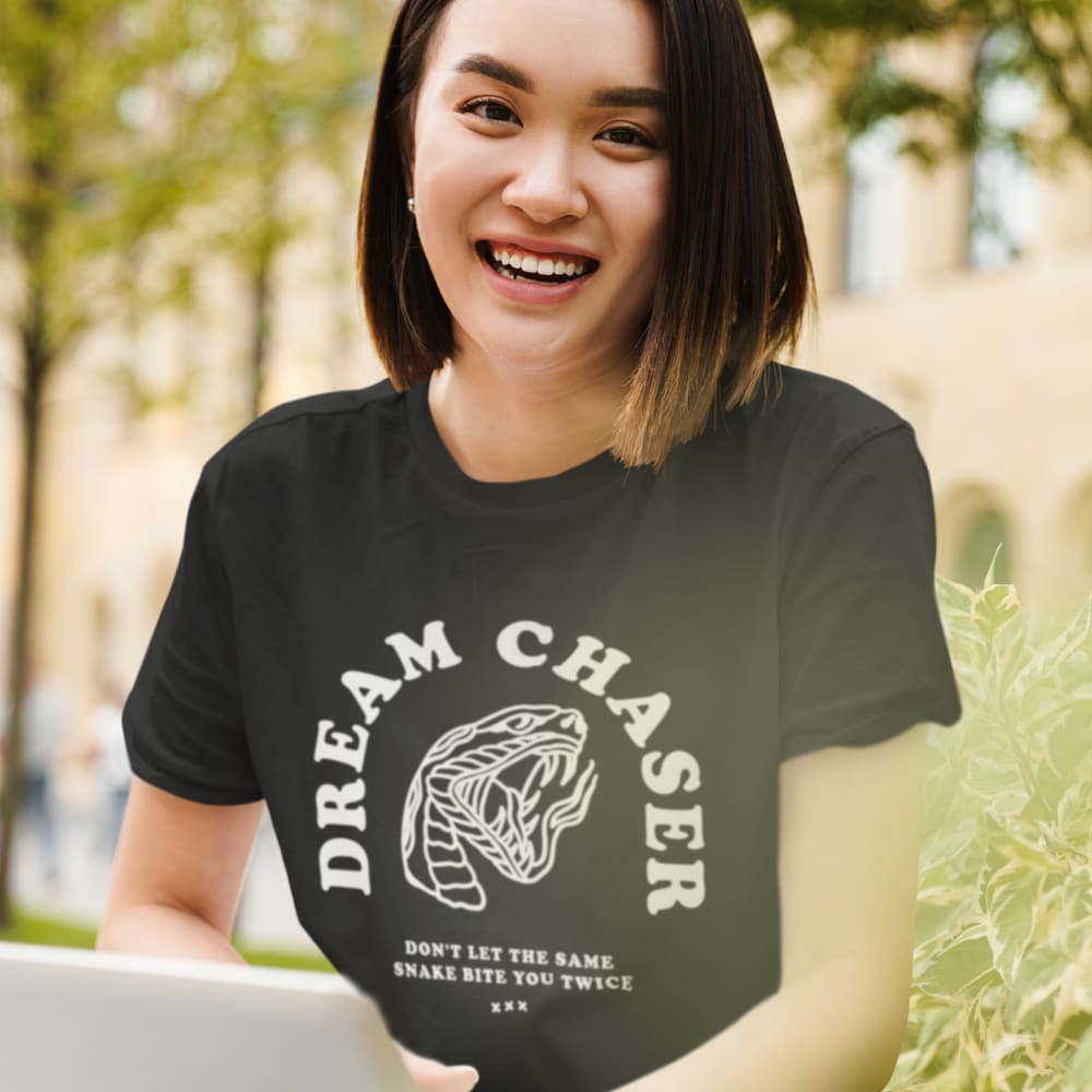 Dream Chaser by Jerome Black, Women's T-Shirt, Light Logo