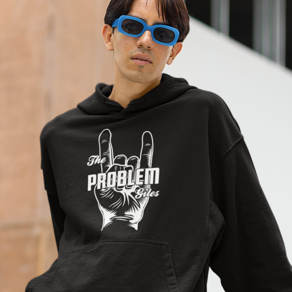 "The Problem" by Trevin Giles, Men's Hoodie, White Logo