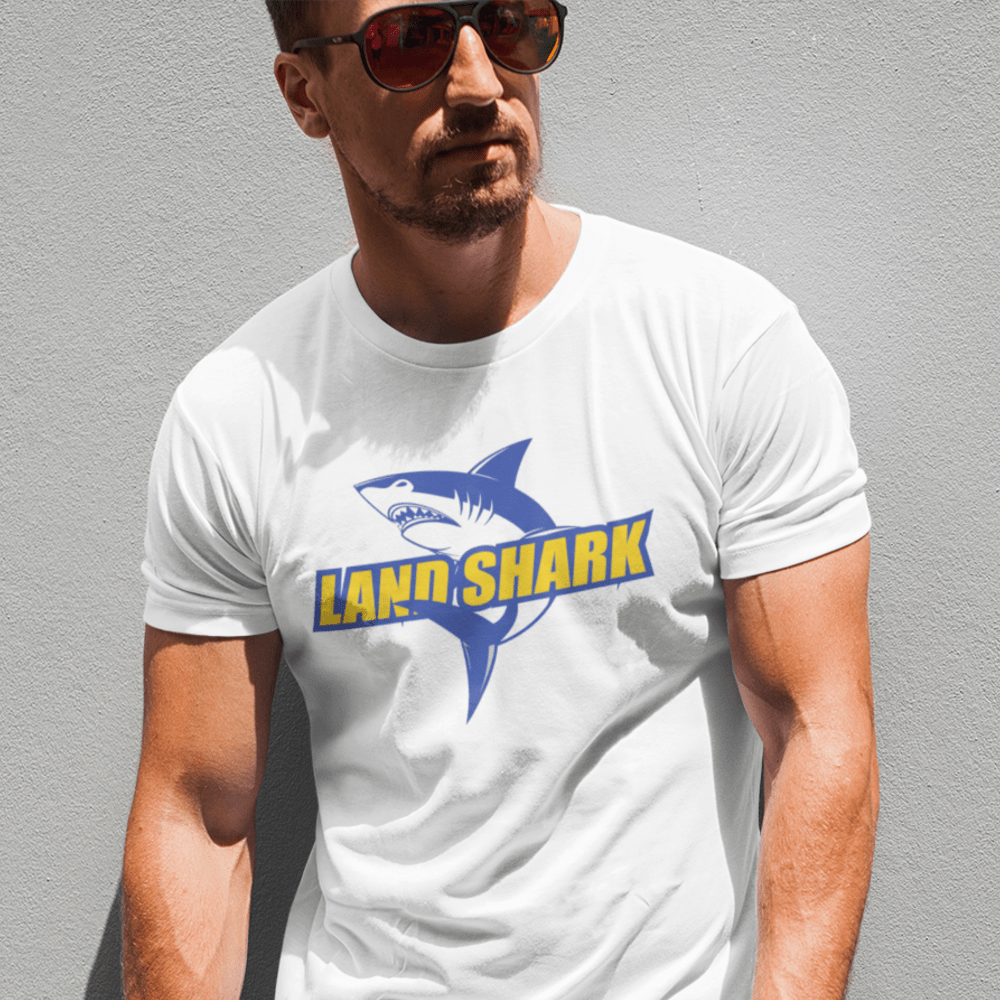 Land Shark by Cobie Durant T-Shirt, Dark Logo