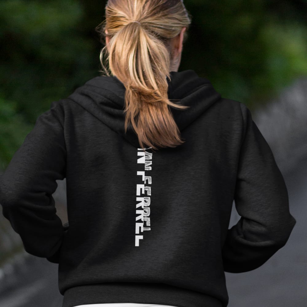 Tevin Ferrel Back Design Unisex Hoodie, White Logo