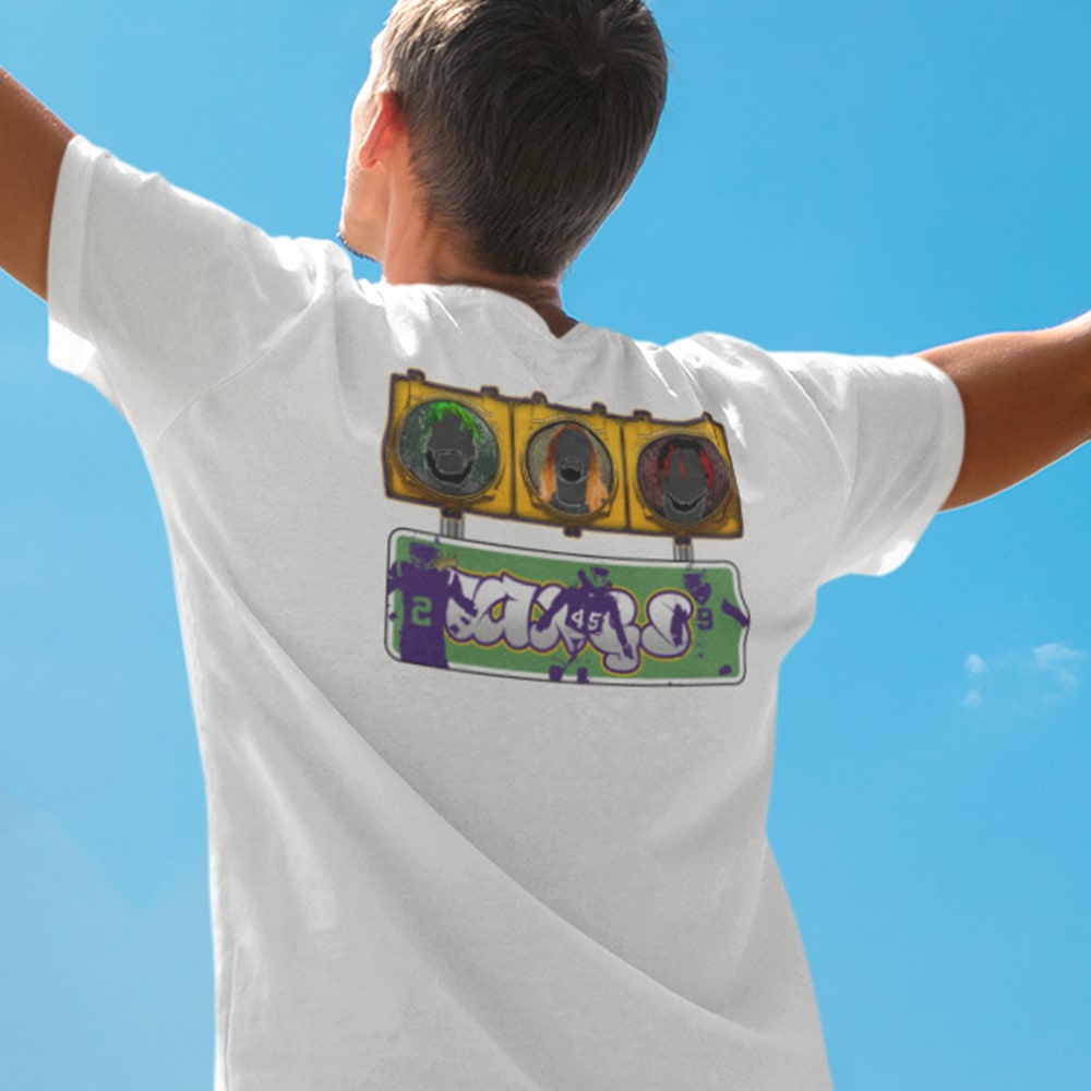 'LSU Kings Stoplight' by Jalen Mills x MAWI, Men's Tee