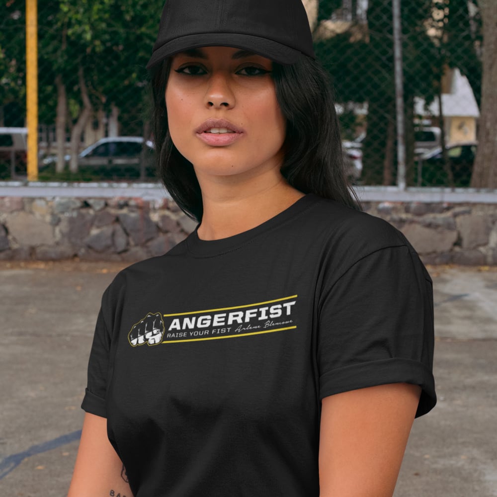 Anger Fist by Arlene Blencowe Women's T-Shirt, Light Logo